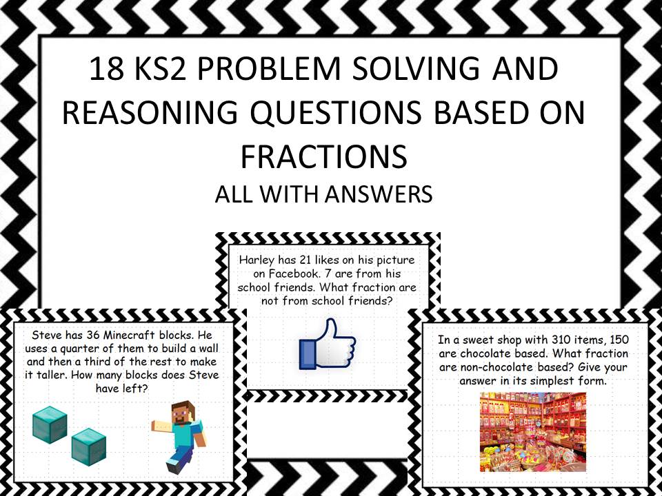 fractions reasoning and problem solving year 2